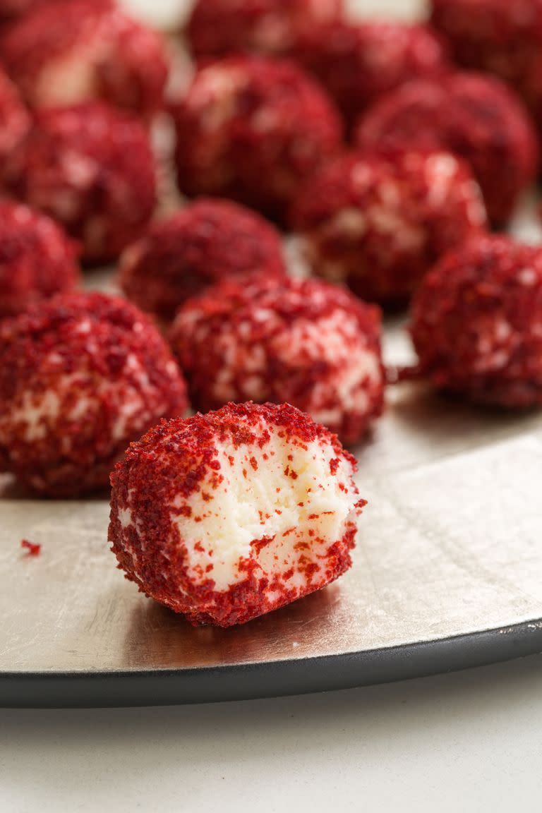 Red Velvet Cheesecake Bites