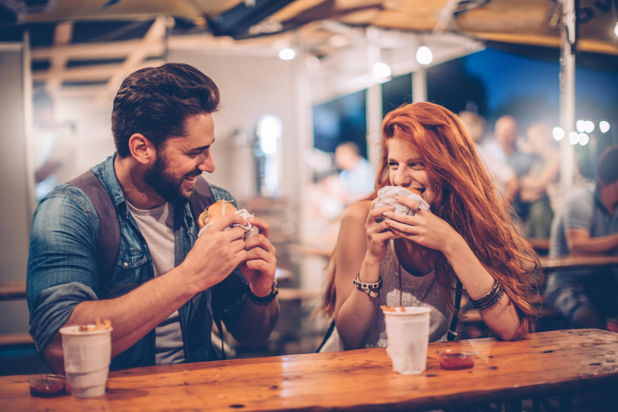 Who's guilty of only going on a date in the hope of a free meal? [Photo: Getty]