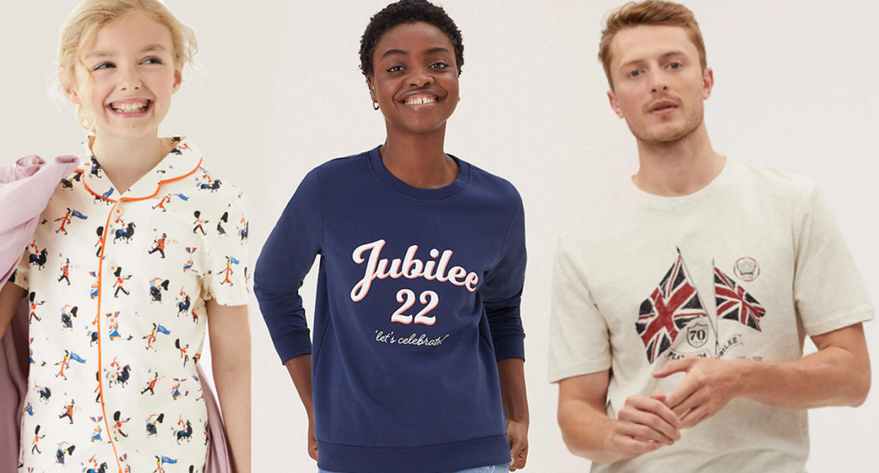 Platinum Jubilee clothing is selling out fast. (Marks & Spencer)
