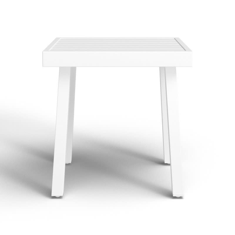 <p><a href="https://go.redirectingat.com?id=74968X1596630&url=https%3A%2F%2Fwww.wayfair.com%2F--%2Fpdp%2Fallmodern--holland-outdoor-aluminum-side-table-x110666841-l80-w009555730.html&sref=https%3A%2F%2Fwww.goodhousekeeping.com%2Fhome%2Fdecorating-ideas%2Fa60484511%2Faluminum-furniture-design-trend%2F" rel="nofollow noopener" target="_blank" data-ylk="slk:Shop Now;elm:context_link;itc:0;sec:content-canvas" class="link ">Shop Now</a></p><p>Outdoor Aluminum Side Table</p><p>wayfair.com</p><p>$180.00</p>