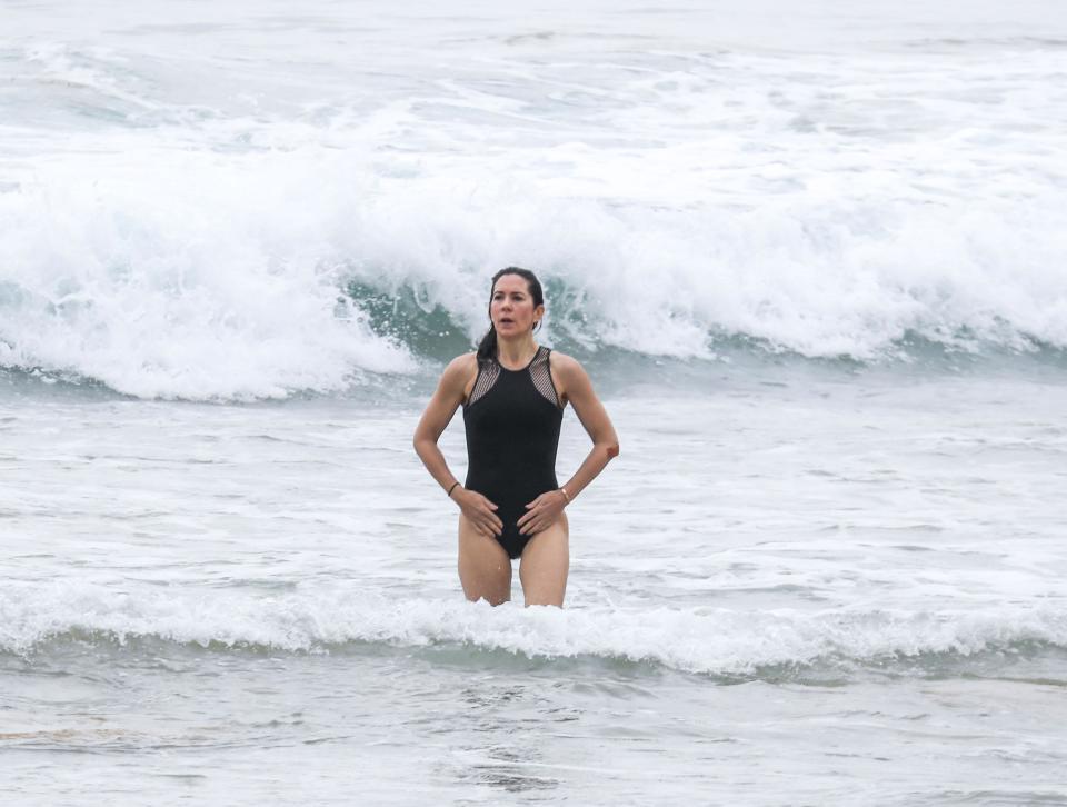 Princess Mary's Aussie family beach day