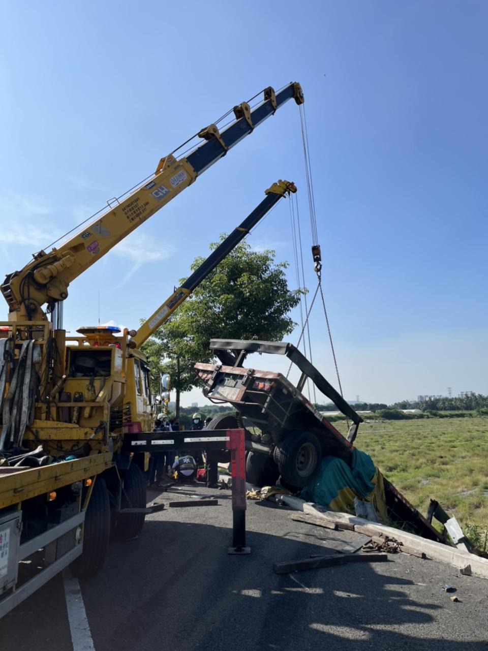 國道一號發生車禍事故。（圖／翻攝自國道高速公路.省道即時路況）