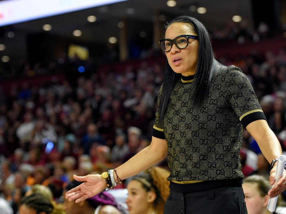 South Carolina head coach Dawn Staley