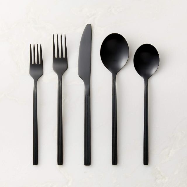 Change Up Your Dining Experience With Matte Black Silverware