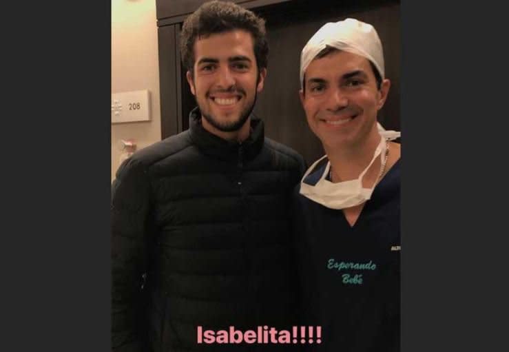 A través de la red social Instagram, uno de los hijos de Urtubey comunicó la feliz noticia. Foto: Captura Instagram