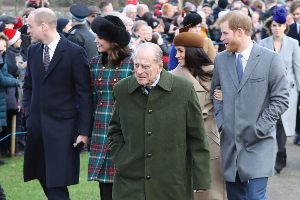 Prince Philip attended the Christmas Day service in Sandringham in 2017, but didn’t attend in 2018. Photo: Getty