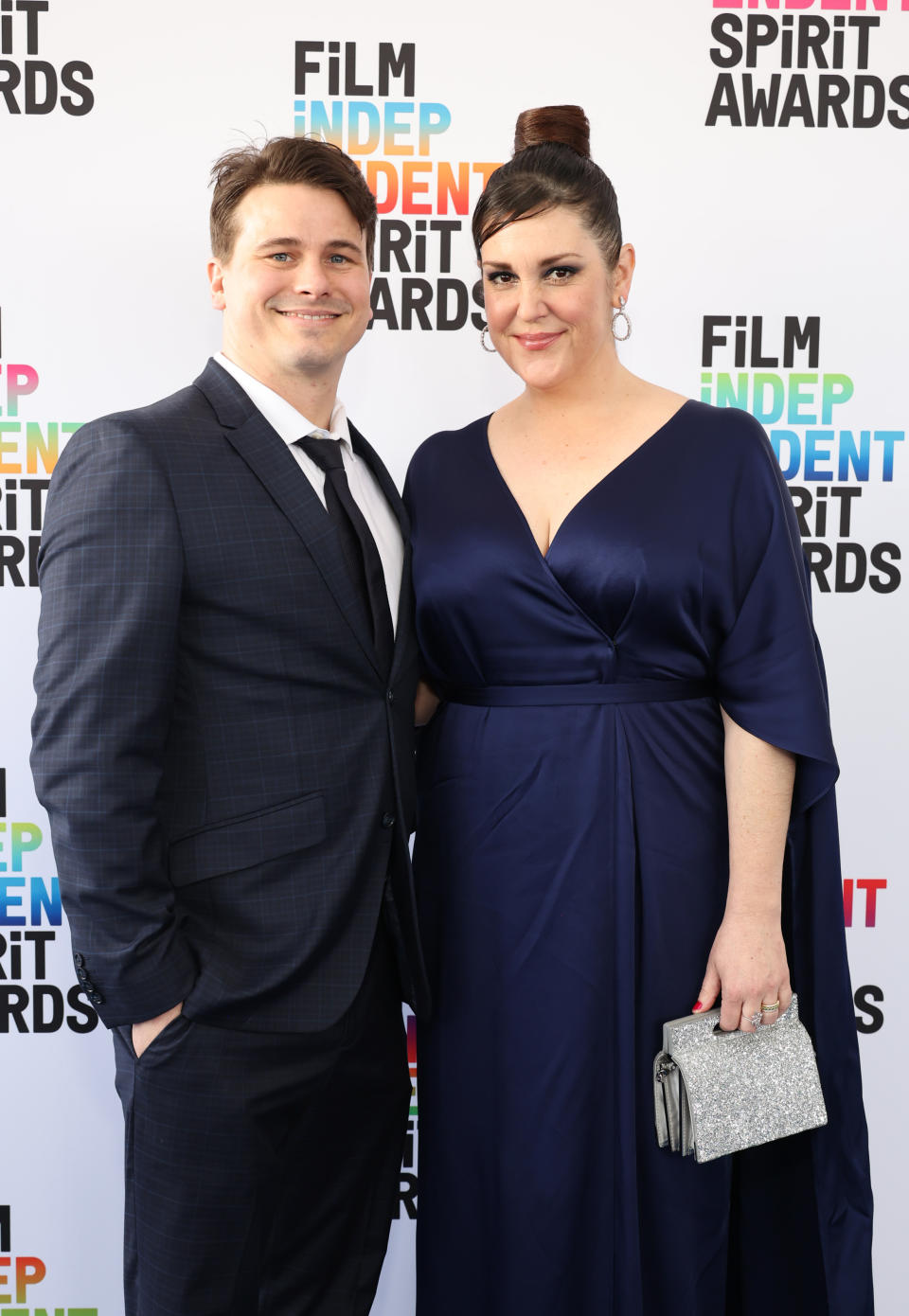 Jason Ritter and Melanie Lynskey