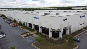 Aerial photo of Scanfil's existing Atlanta factory in the US.