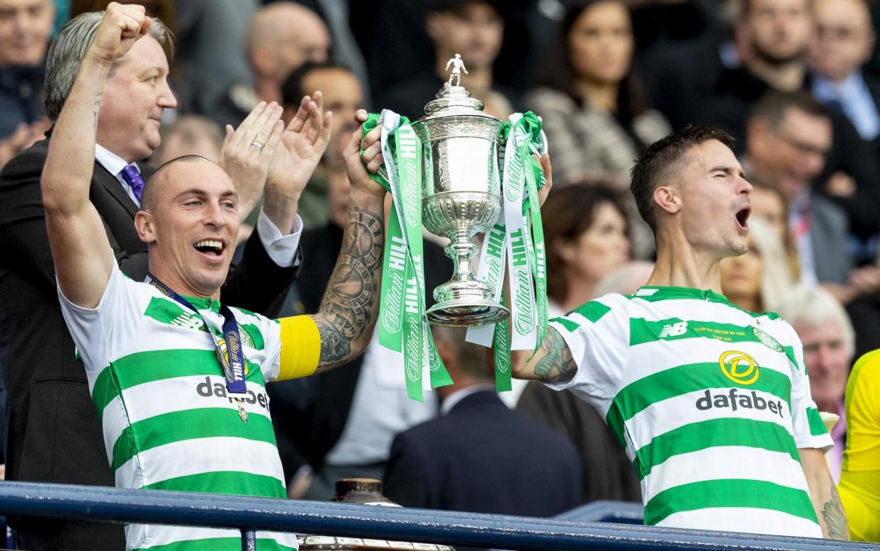 Celtic celebrate their Scottish Cup final success - Action Plus