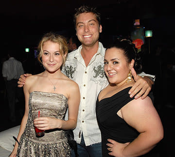 Alexa Vega , Lance Bass and Nicole Blonsky at the New York premiere of New Line Cinemas' Hairspray