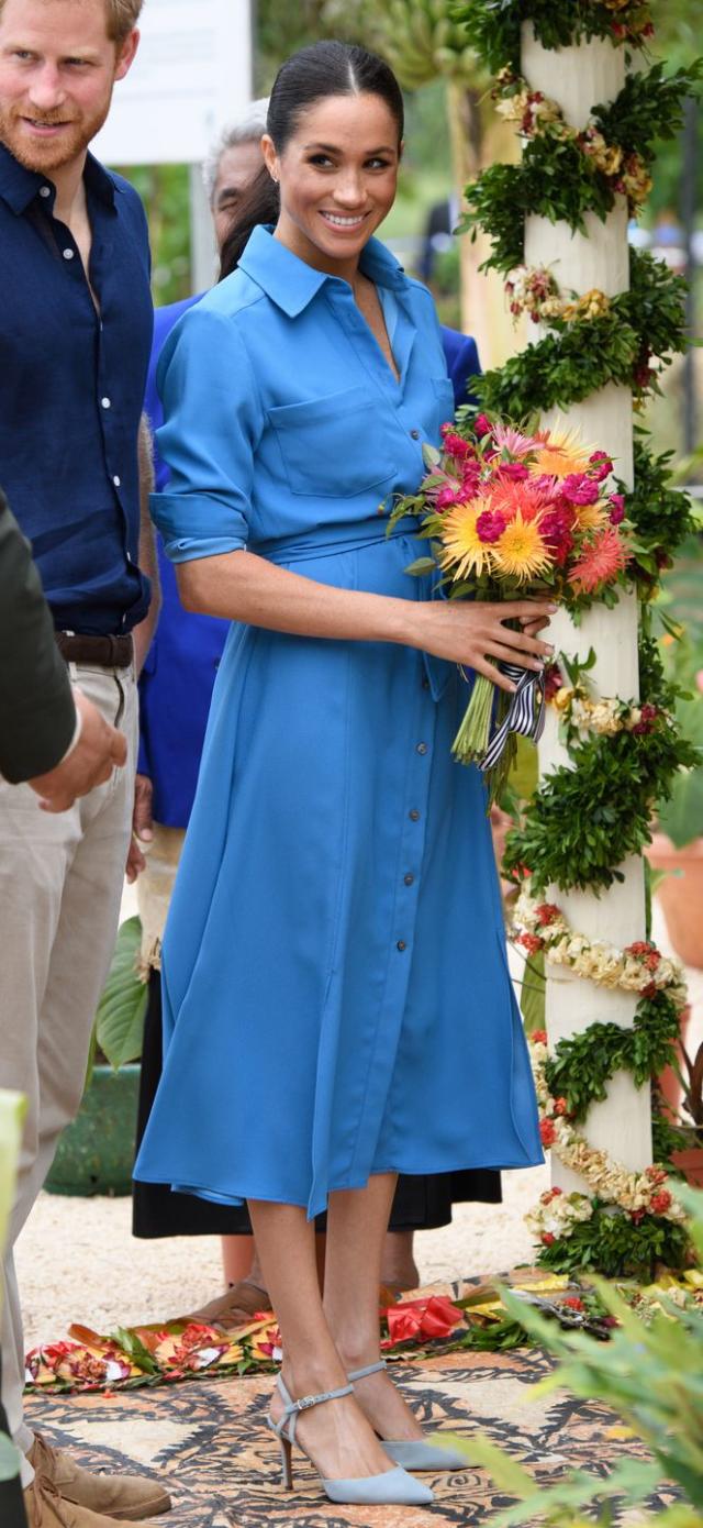 Meghan Markle Wore a La Ligne Dress in the Sussexes' New Family