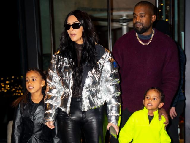 Kanye West admits Kim Kardashian has their children 80 percent of