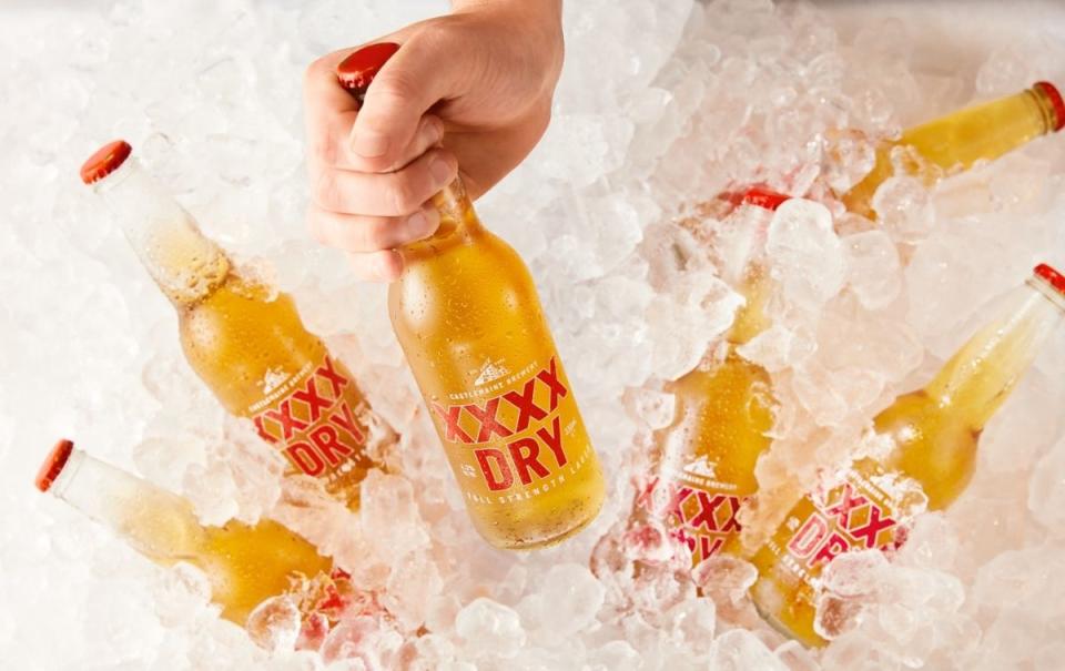 XXXX dry on ice. Source: Supplied