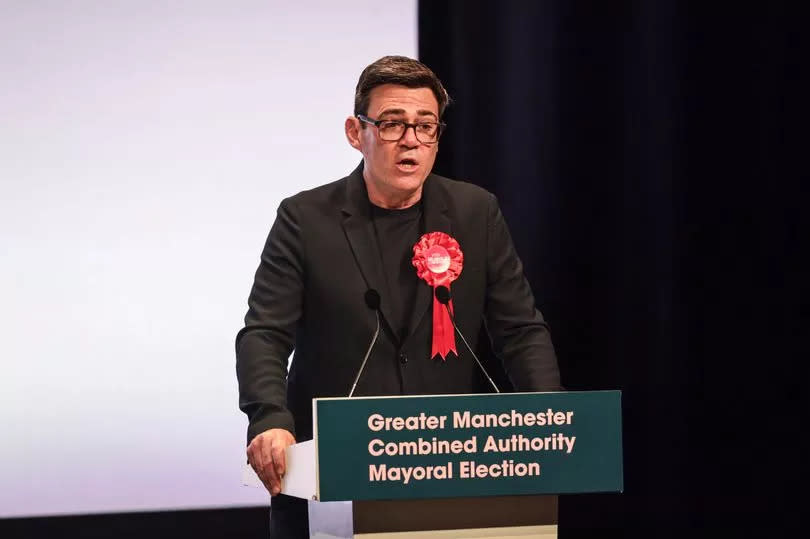 Greater Manchester mayor Andy Burnham