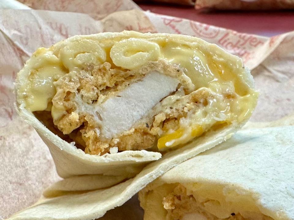 KFC chicken wraps