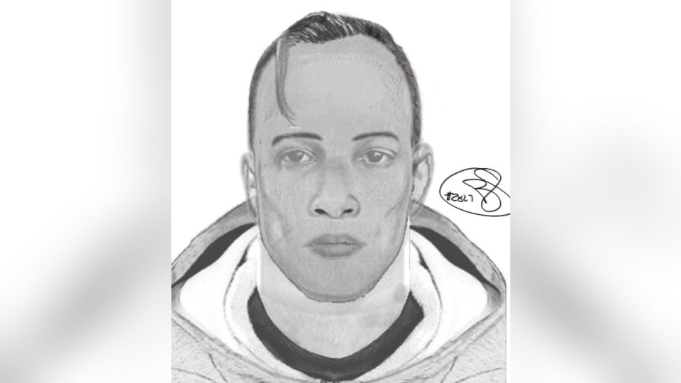 <div>Composite sketch of suspect. Photo via Montgomery County police</div>