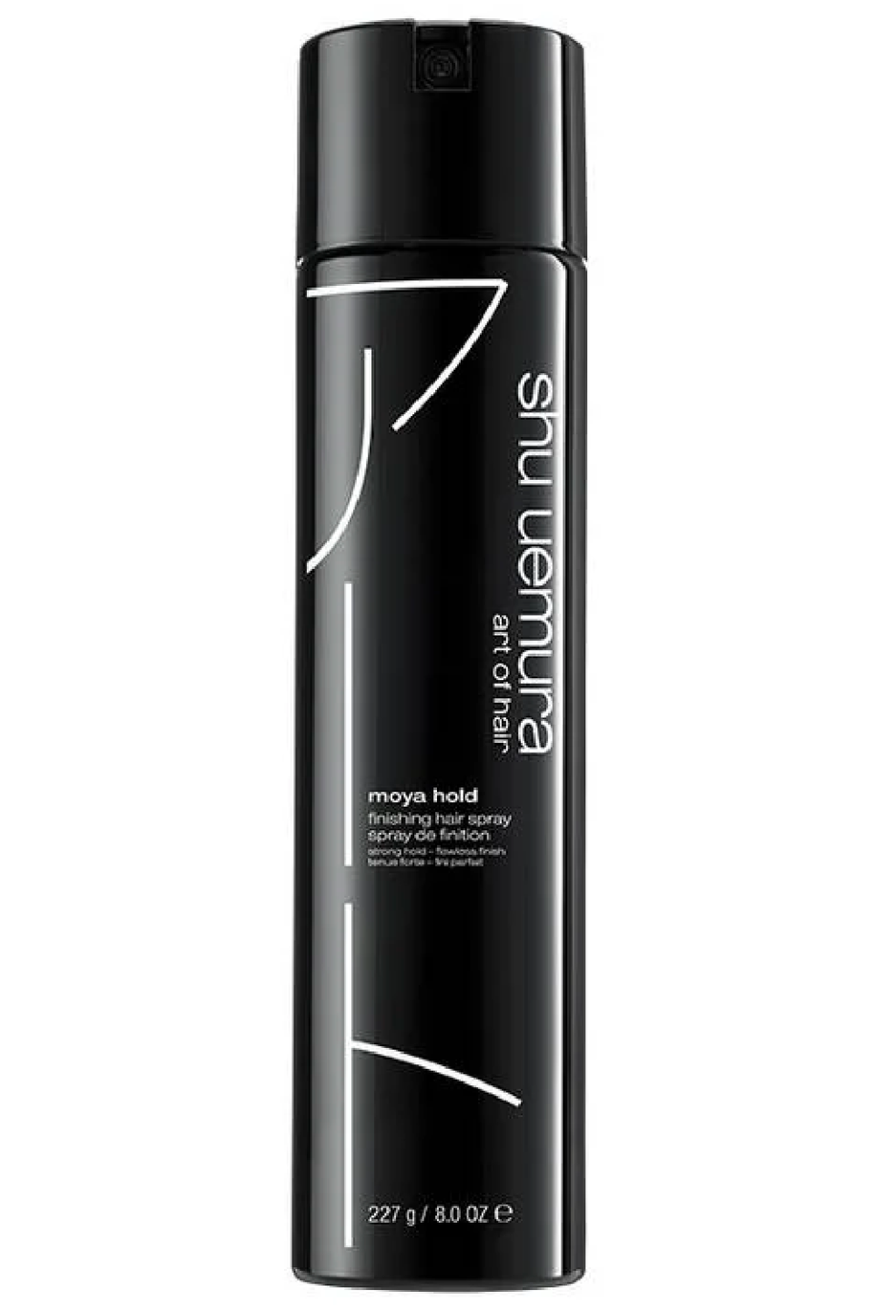 <p><strong>Shu Uemura</strong></p><p>shuuemuraartofhair-usa.com</p><p><strong>$42.00</strong></p><p>This cult-classic hairspray <strong>gives you an ultra-strong, glossy hold </strong>that will last through a summer party in Miami (speaking from experience here) without any of the heaviness or stickiness that you usually get with a strong-hold hairspray.</p><ul><li><strong>Size: </strong>8 oz. </li><li><strong>Hold: </strong>Strong</li></ul><p><strong><em>THE REVIEW: </em></strong><em>"</em><em>I've always had trouble finding a hairspray that didn't make my hair feel stiff or chunky, but I haven't had any issues like that with this one in particular," writes one reviewer, adding that "it holds well while also being flexible." Another review reads,</em><em> "I sprayed it on my edges and it held them in place all day."</em> </p>