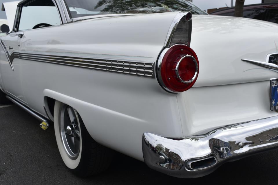 Car Number 1 is a spectacular 1956 Ford Fairlane Victoria