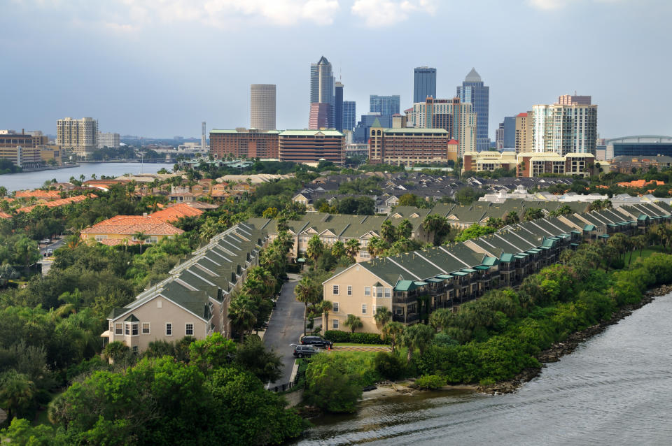 Viviendas en Tampa, Florida. Foto: Getty Images. 