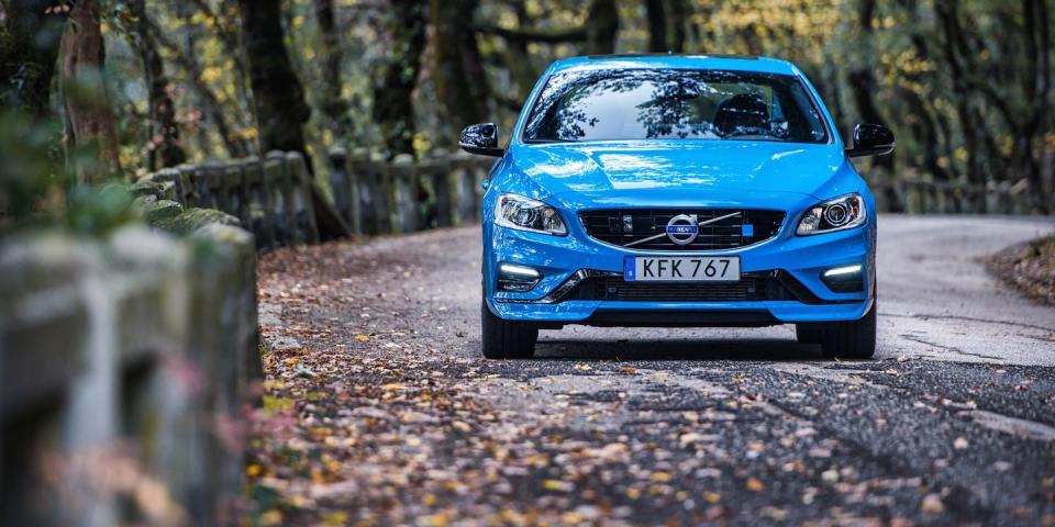 <p>Volvo actually kept its S60 Polestar Nurburgring lap <a href="https://www.roadandtrack.com/new-cars/car-technology/a9930934/volvo-kept-the-s60-polestars-nurburgring-record-a-secret-for-a-year/" rel="nofollow noopener" target="_blank" data-ylk="slk:a secret for a year;elm:context_link;itc:0;sec:content-canvas" class="link ">a secret for a year</a> before revealing a time in 2017. With a 362-horsepower twin-charged four-cylinder engine, it was able to lay down a very fast 7:51. </p>