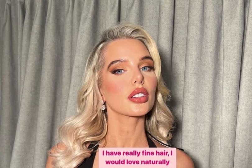 Helen was talking about her blonde locks -Credit:Helen Flanagan Instagram