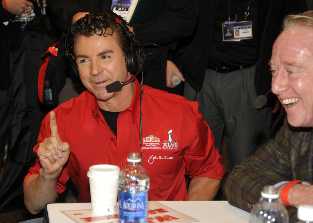 Until Louisville can figure out how to cut ties with mega-donor and naming rights holder John Schnatter, the school will risk being associated with racism. (AP)