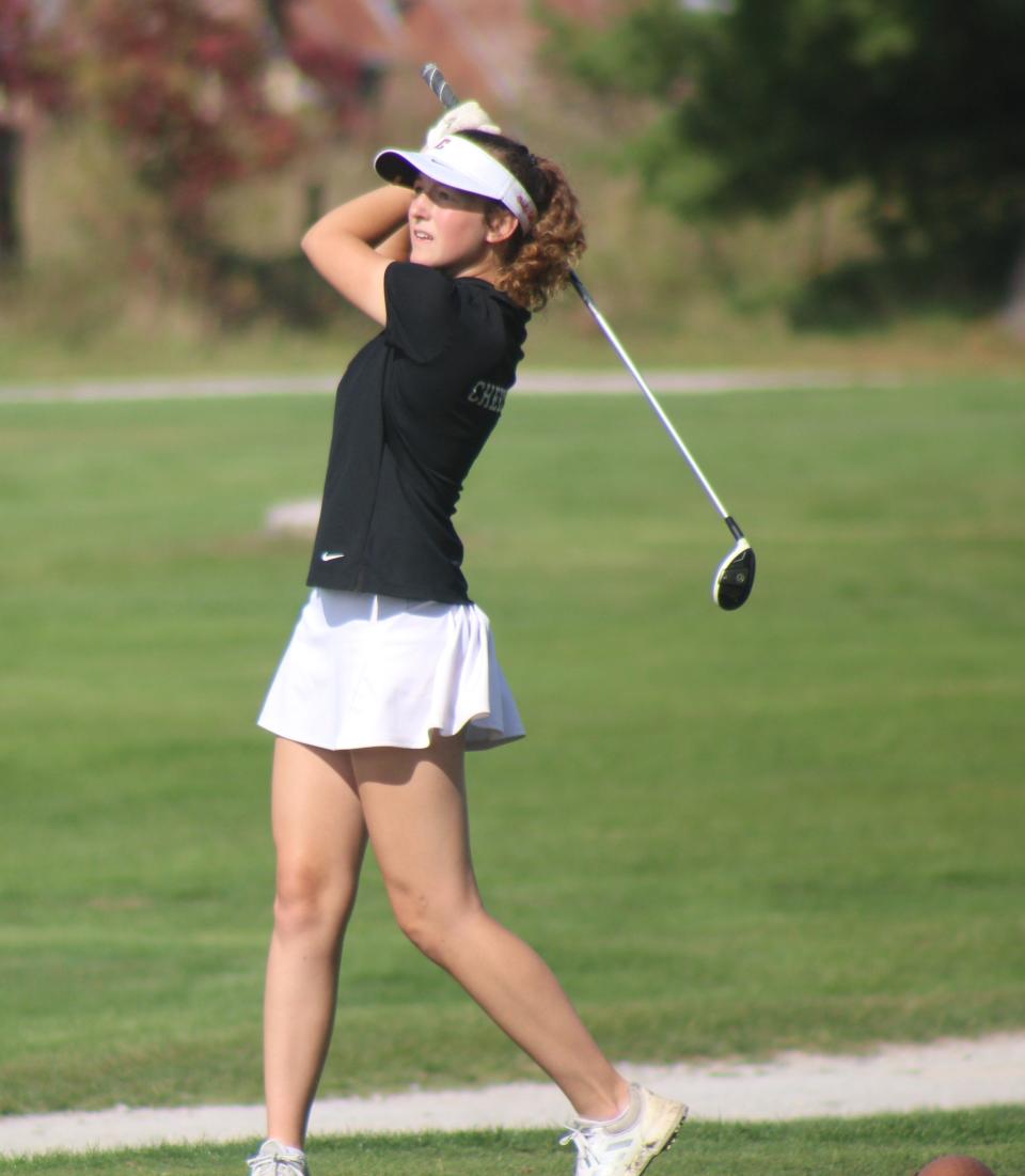 Cheboygan senior Emily Clark finished in a tie for seventh individually at Monday's Cheboygan Invitational girls golf event.