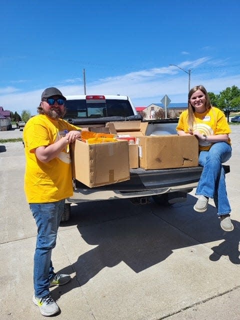 United Way of Story County at Loaves and Fishes Food Pantry in Story City.