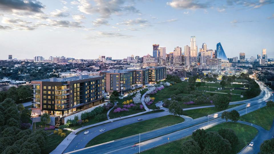 The developer, Pearlstone Partners, has already started ground preparation work for the Belvedere condo project and will soon build a direct path to the nearby Lance Armstrong Bikeway and the Ann and Roy Butler Hike and Bike Trail along Lady Bird Lake.