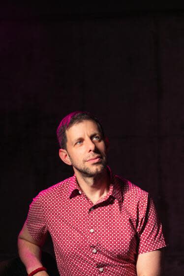 Director Yuval Sharon. Scenes from a rehearsal of "The Comet / Poppea" in New York.