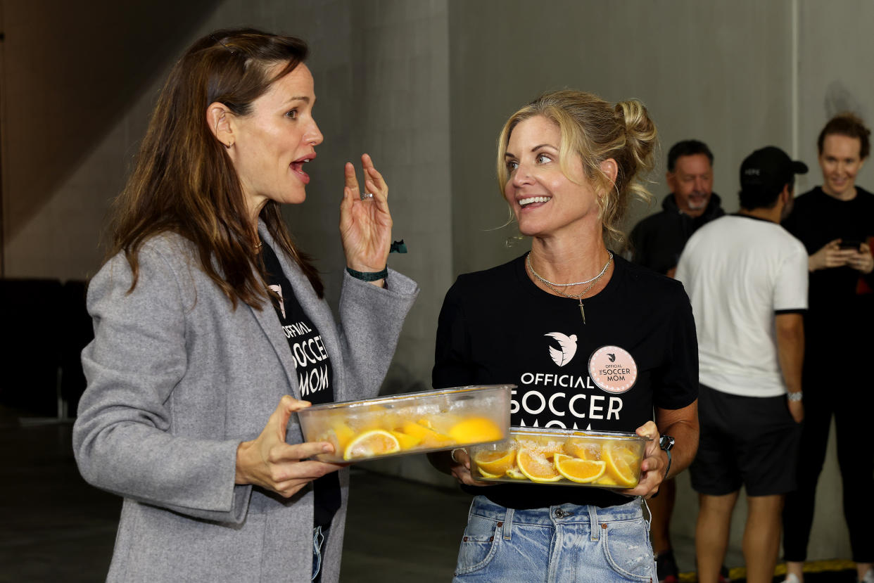 Jennifer Garner and Glennon Doyle (Katelyn Mulcahy / Getty Images)