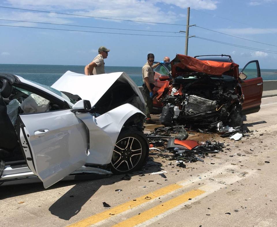 A crash on the Seven Mile Bridge can tie up traffic for hours.
