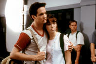 <p>For those of you who haven't seen <em>A Walk to Remember</em>, the 2002 movie is based off of Nicholas Sparks' 1999 novel of the same name, which follows bad boy Landon Carter (Shane West) and the bookish, minister's daughter Jamie Sullivan (Mandy Moore) as they unexpectedly fall in love. The catch? Jamie has terminal cancer, so Landon dedicates his time to fulfilling every item she has left on her bucket list before she dies. </p> <p>We're already crying.</p>