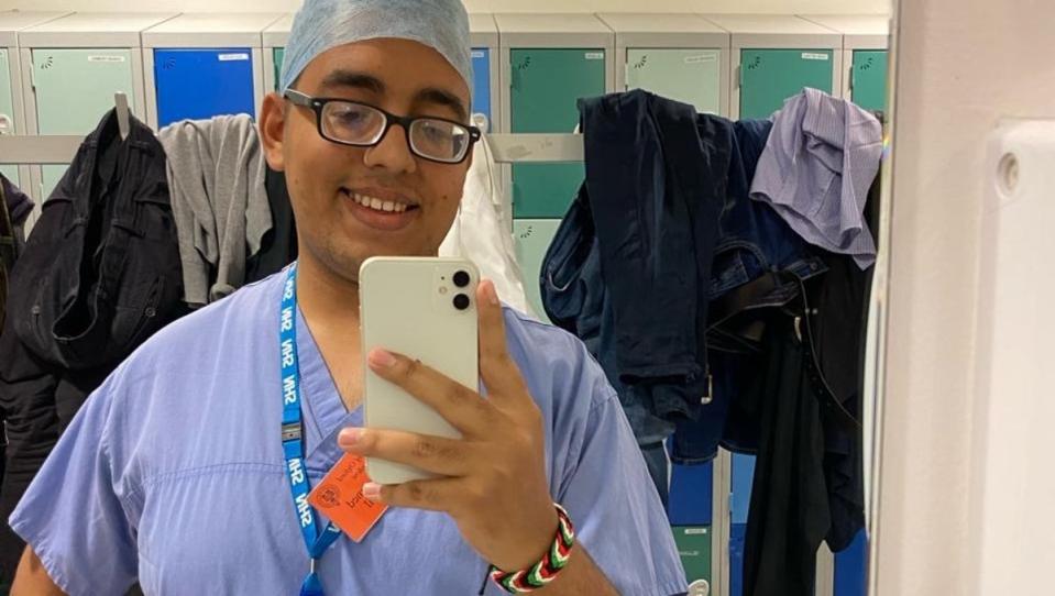 Mohammed Alhabil dreams of becoming a gastrointestinal surgeon (Provided)