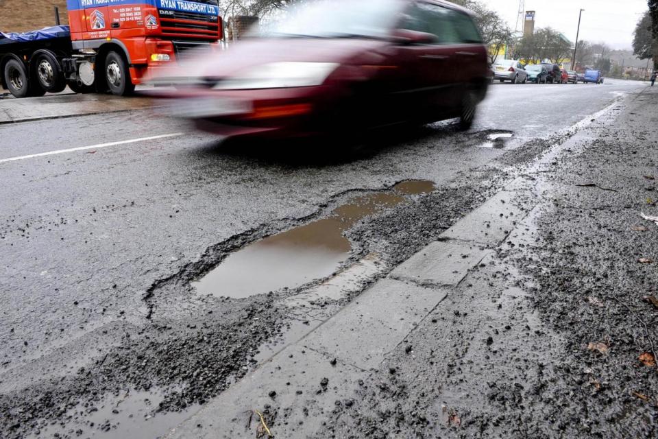 Dangerous potholes could be left without being fixed on the capital’s major thoroughfares. (PA Wire/PA Images)