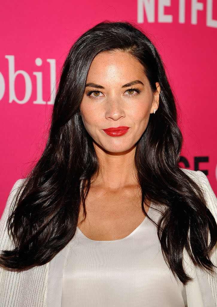 <p>Olivia Munn attends T-Mobile Un-carrier X Launch Celebration at The Shrine Auditorium on Nov. 10, 2015, in Los Angeles. (Photo: John Sciulli/Getty Images for T-Mobile) </p>