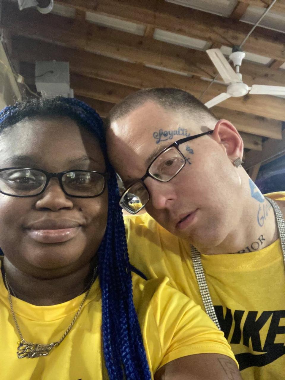 Gloria Williams and Brian Coulter in a photo on her Facebook. Officials said they had been in a relationship for years (Facebook)