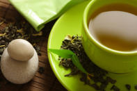 <div class="caption-credit"> Photo by: Kasiam</div><b>Ultra Violet Rays</b> <br> Green tea also acts as an alternative sun screen. It offers protection from the ultraviolet rays of the sun. Besides this, tea also helps to reduce weight and the waist line. Drinking tea also reduces the metabolic syndrome which decreases the risk of diabetes. Therefore tea is good for you.<b><br> Read-</b> <a rel="nofollow noopener" href="http://betterhealthblog.com/7-tips-for-eating-slowly/" target="_blank" data-ylk="slk:7 Tips for Eating Slowly;elm:context_link;itc:0;sec:content-canvas" class="link "><b>7 Tips for Eating Slowly</b></a>