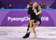 Figure Skating – Pyeongchang 2018 Winter Olympics – Team Event Pair Skating short program – Gangneung Ice Arena - Gangneung, South Korea – February 9, 2018 - Meagan Duhamel and Eric Radford of Canada compete. REUTERS/Lucy Nicholson