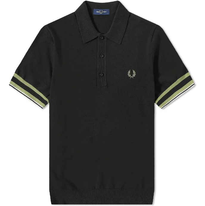 knit polo sweater polo Fred Perry
