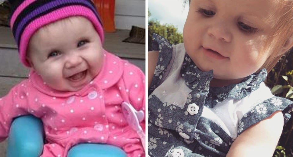 Ariel Salaices, 2, was playing on a backyard playground set when a stray bullet shot her in the head, police say. Source: GoFundMe/Facebook