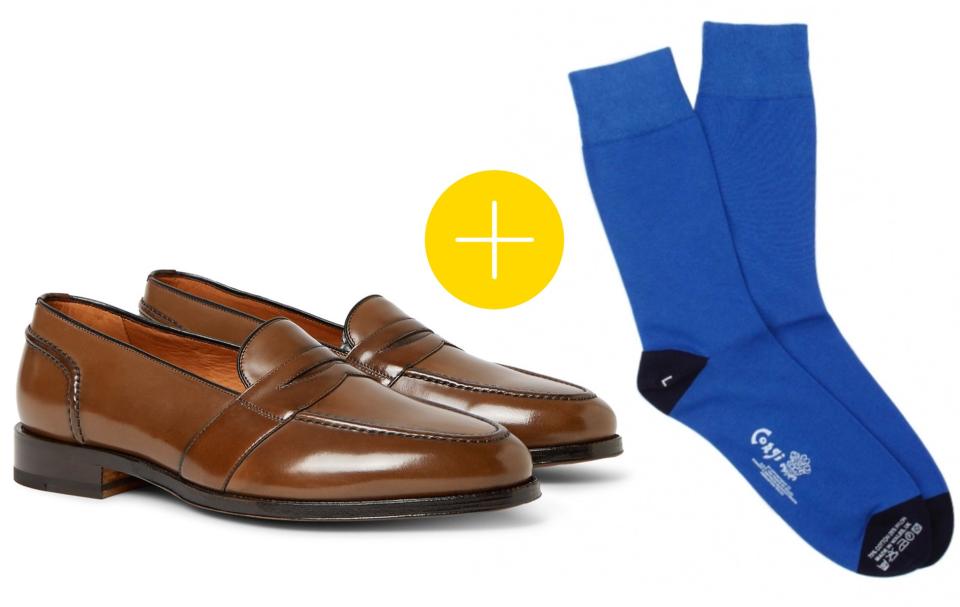 Business Loafers + Cobalt Blue