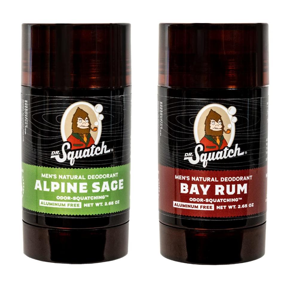 Dr. Squatch natural deodorant, do natural deodorants work