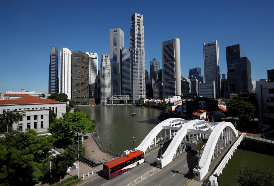 A view of the central business district in Singapore. (File photo: Reuters/Edgar Su)