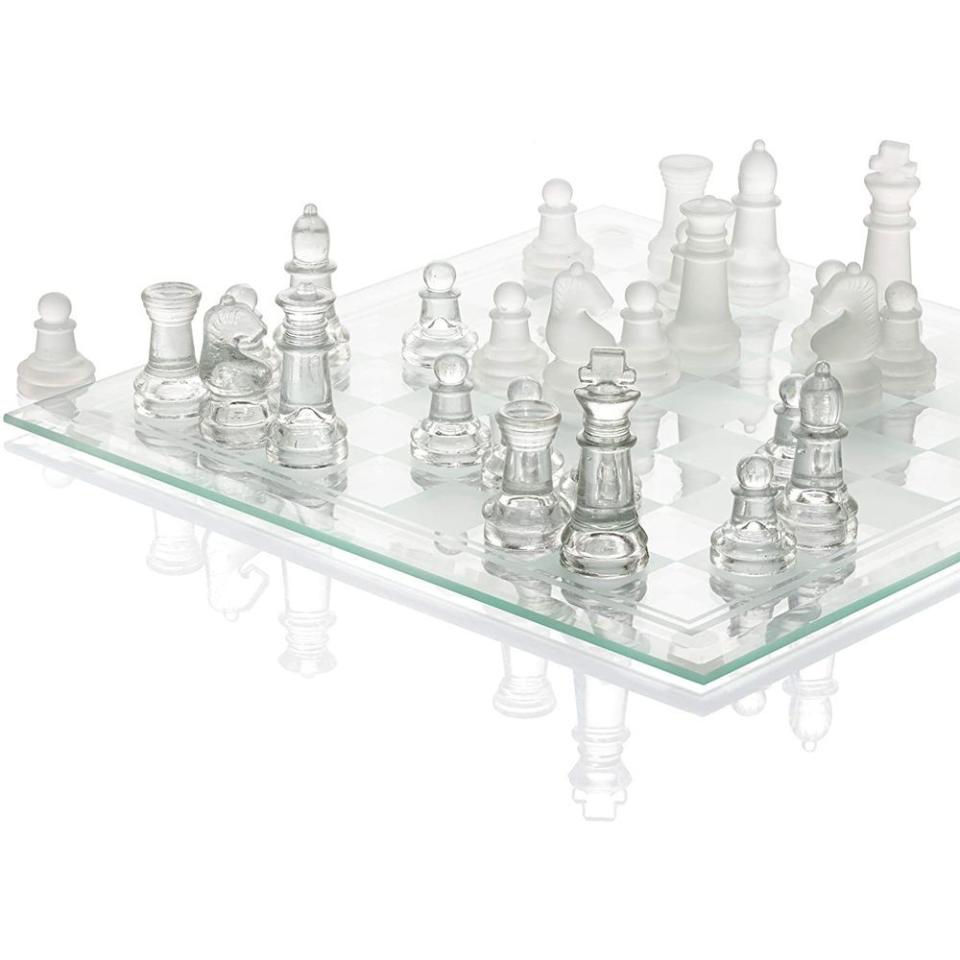 Fine Glass Chess Game Set