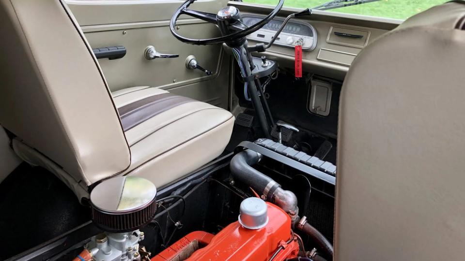 1965 chevrolet g10 panel van 3 speed interior