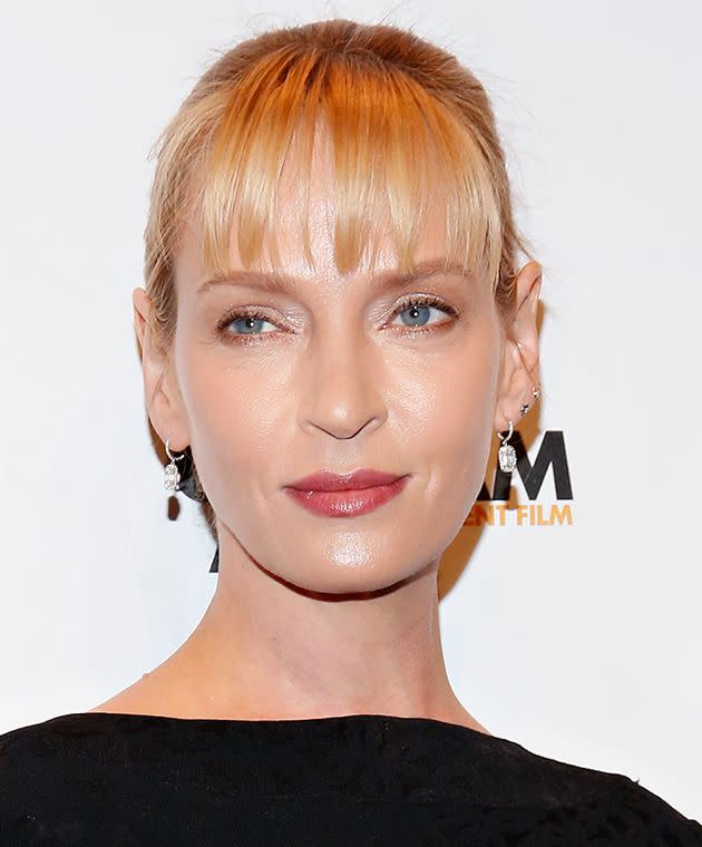 Uma Thurman owns 8000 lipsticks. Photo: Getty,