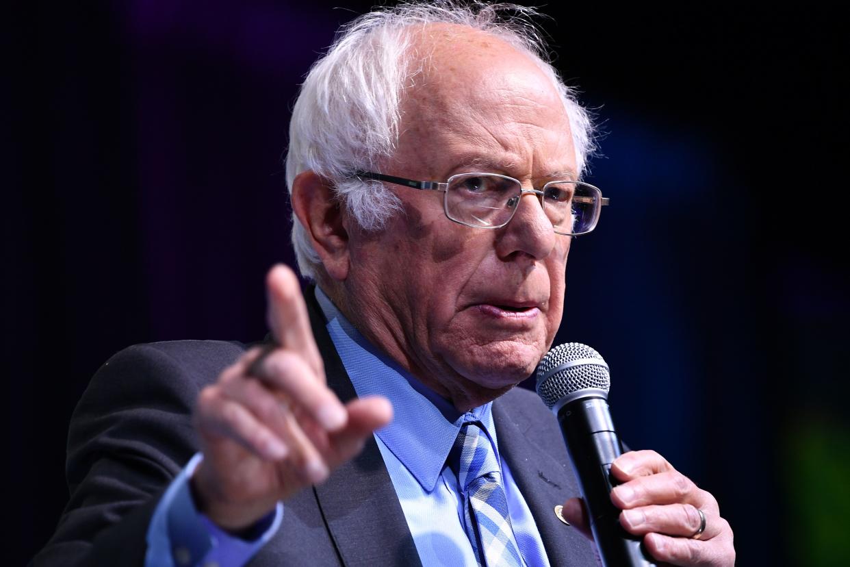 Democratic presidential candidate Sen. Bernie Sanders in Washington, DC on Oct. 28, 2019. (Photo: MANDEL NGAN/AFP via Getty Images)