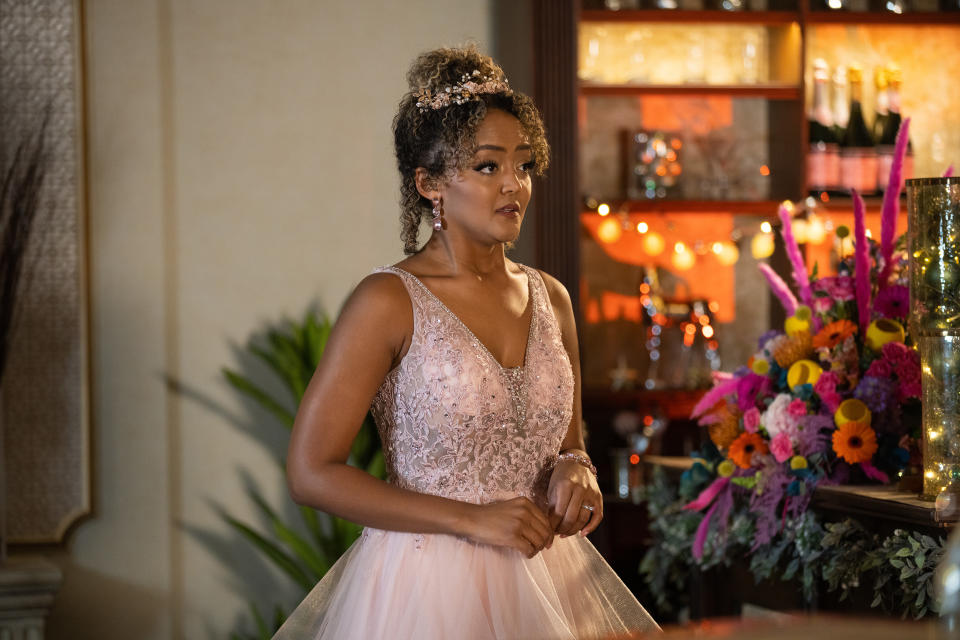 FROM ITV

STRICT EMBARGO -No Use Before Tuesday 7th December 2021

Coronation Street - Ep 10512

Monday 20th December 2021 - 1st ep

A nervous Emma Brooker [ALEXANDRA MARDELL] waits for Curtis at their wedding venue. Has he done a runner? 

Picture contact - David.crook@itv.com

This photograph is (C) ITV Plc and can only be reproduced for editorial purposes directly in connection with the programme or event mentioned above, or ITV plc. Once made available by ITV plc Picture Desk, this photograph can be reproduced once only up until the transmission [TX] date and no reproduction fee will be charged. Any subsequent usage may incur a fee. This photograph must not be manipulated [excluding basic cropping] in a manner which alters the visual appearance of the person photographed deemed detrimental or inappropriate by ITV plc Picture Desk. This photograph must not be syndicated to any other company, publication or website, or permanently archived, without the express written permission of ITV Picture Desk. Full Terms and conditions are available on  www.itv.com/presscentre/itvpictures/terms
