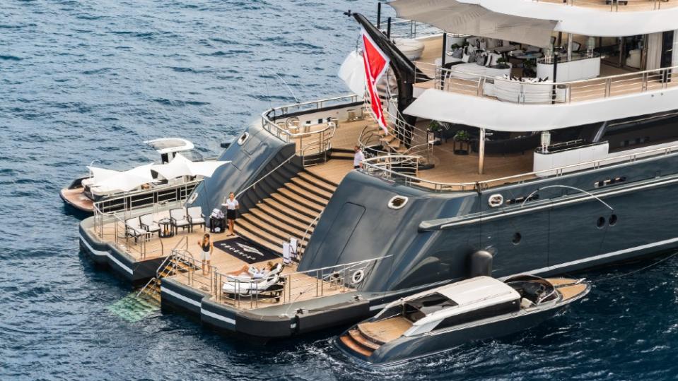 The 295-foot Phoenix 2 is a heavily stylized design by Winch Design with an art-deco interior. 